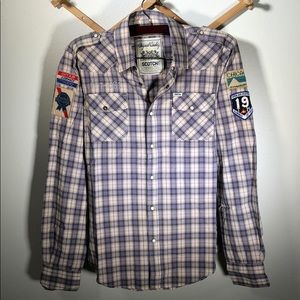 Scotch & Soda Patchwork Longsleeve Button Down